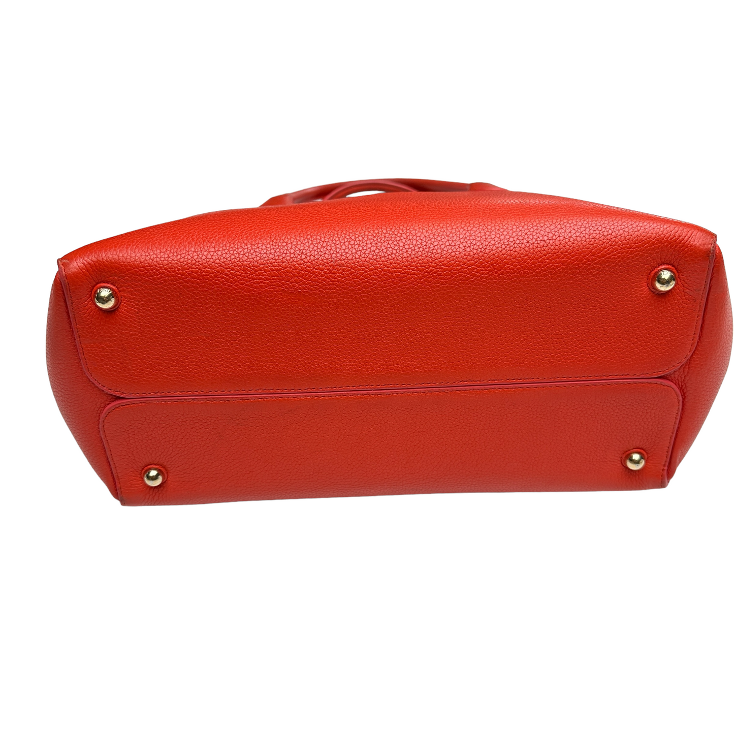Orange Leather Bag