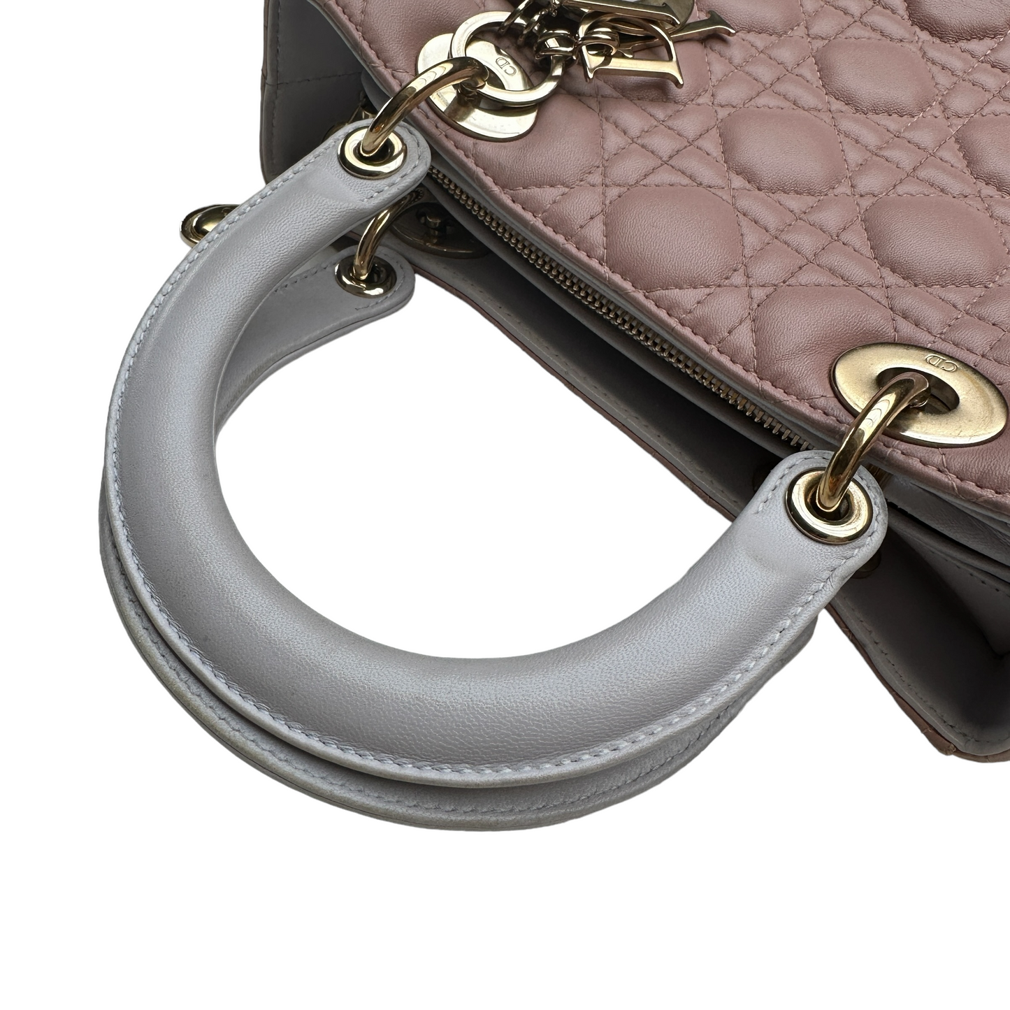 Small Tricolor Lady Dior Bag