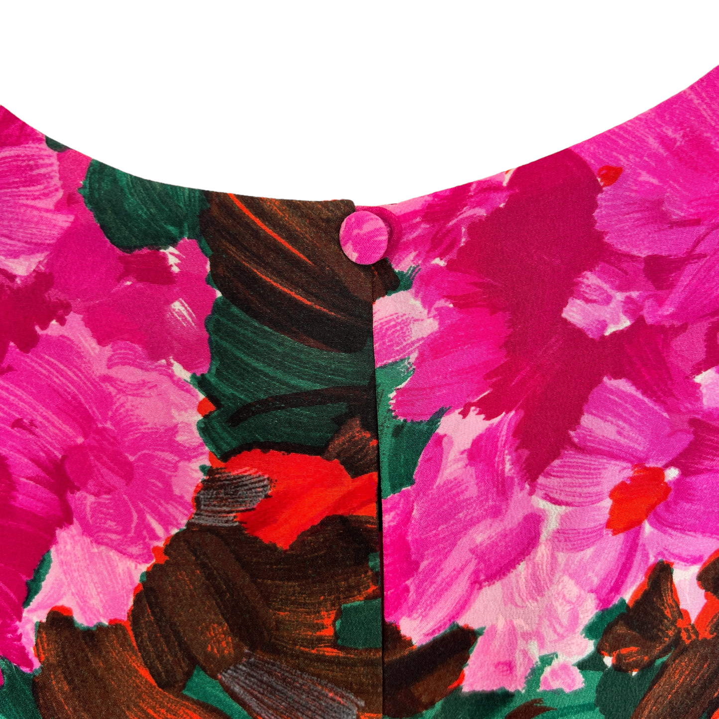 Floral Silk Top - M