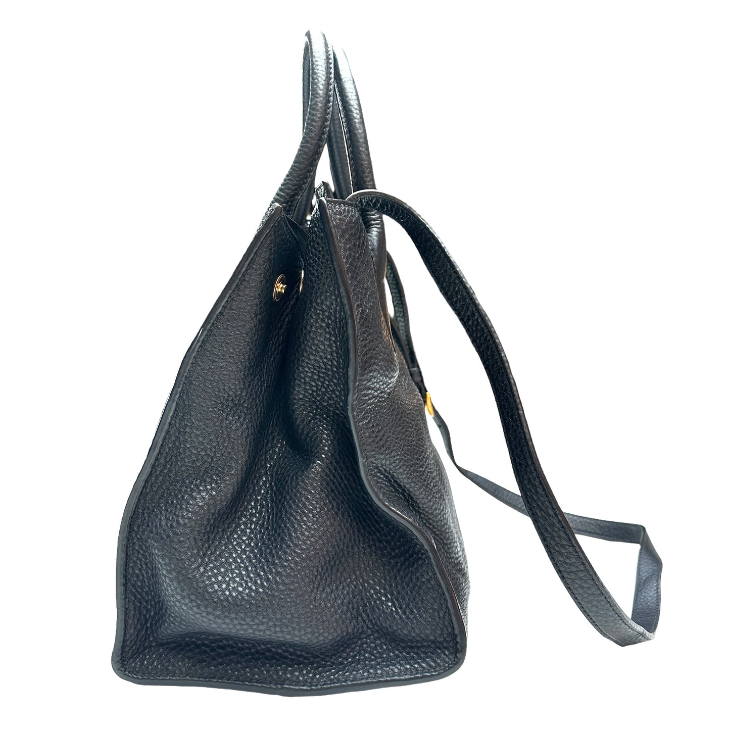 Black Leather Tote