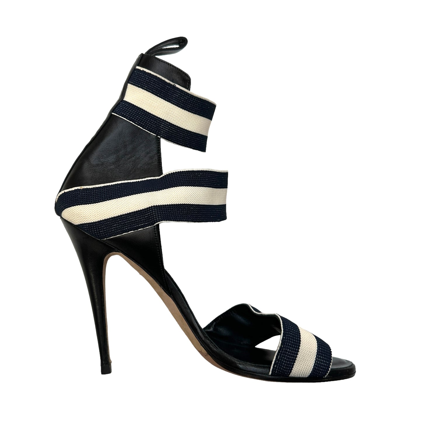Fabric & Leather Heels - 7