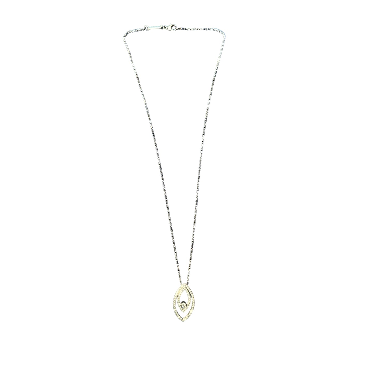Diamond and White Gold Necklace
