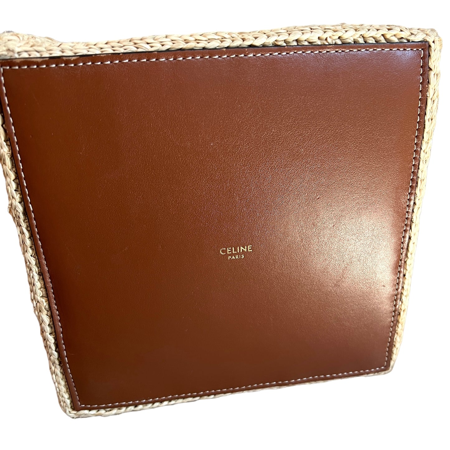 Celine 2022 Raffia Square Basket