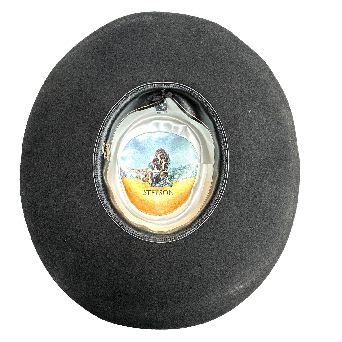 Black Wool Hat - 59