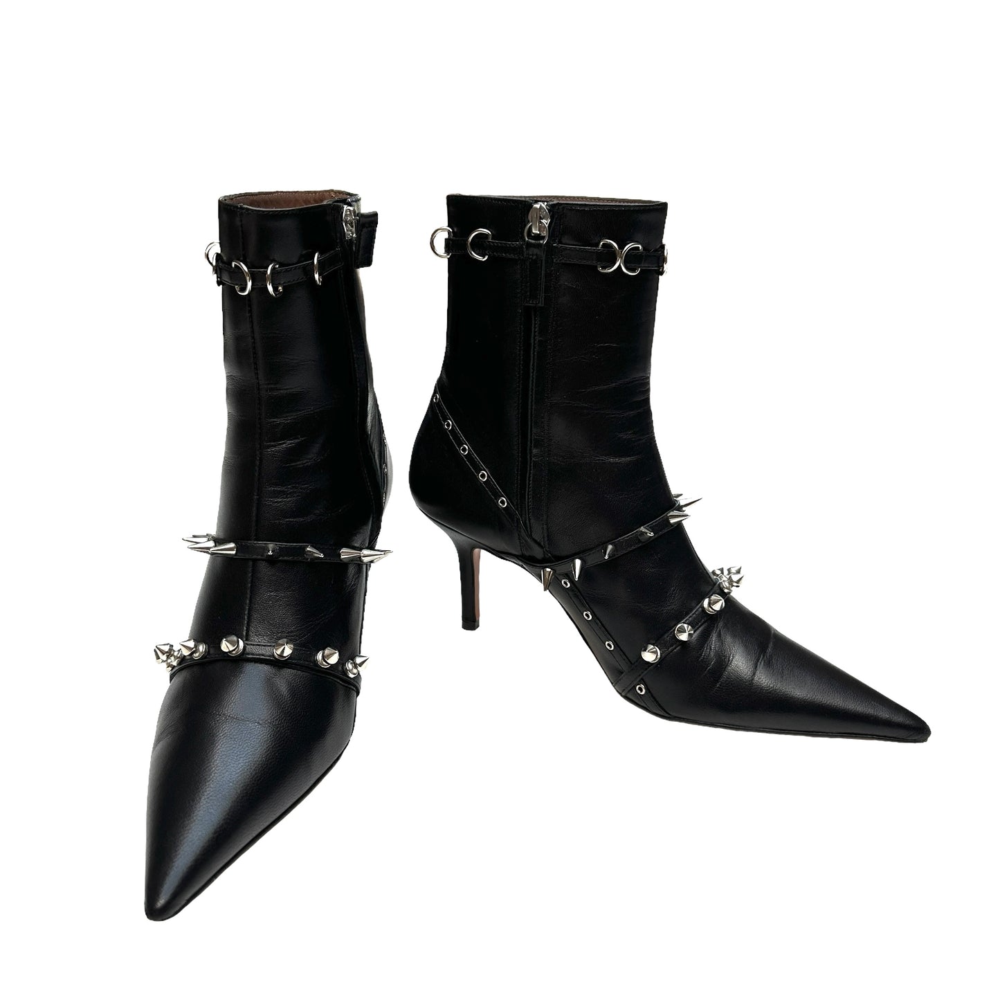 Black Boots with Spikes - 8