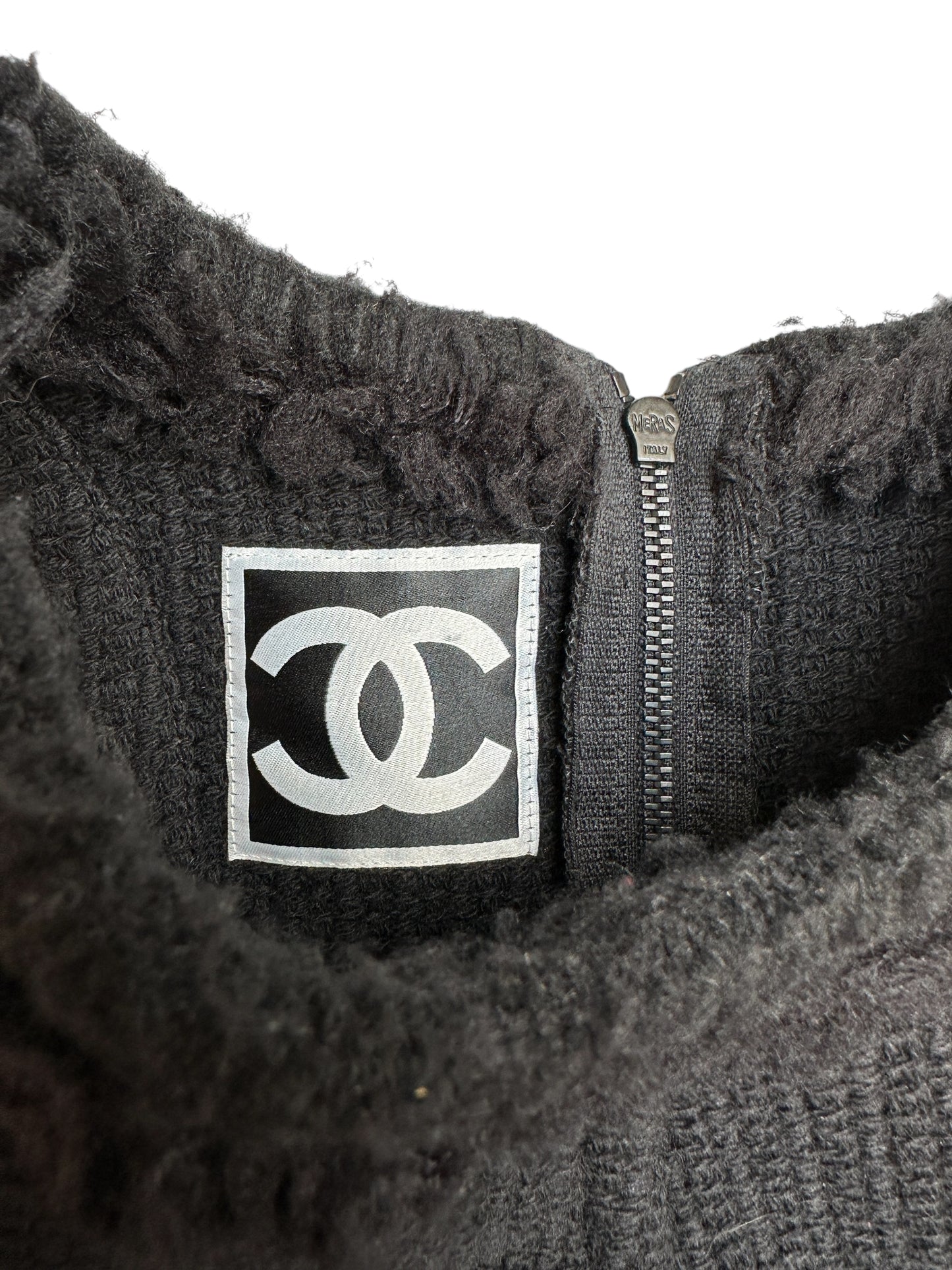 Black Wool Sport Dress - S