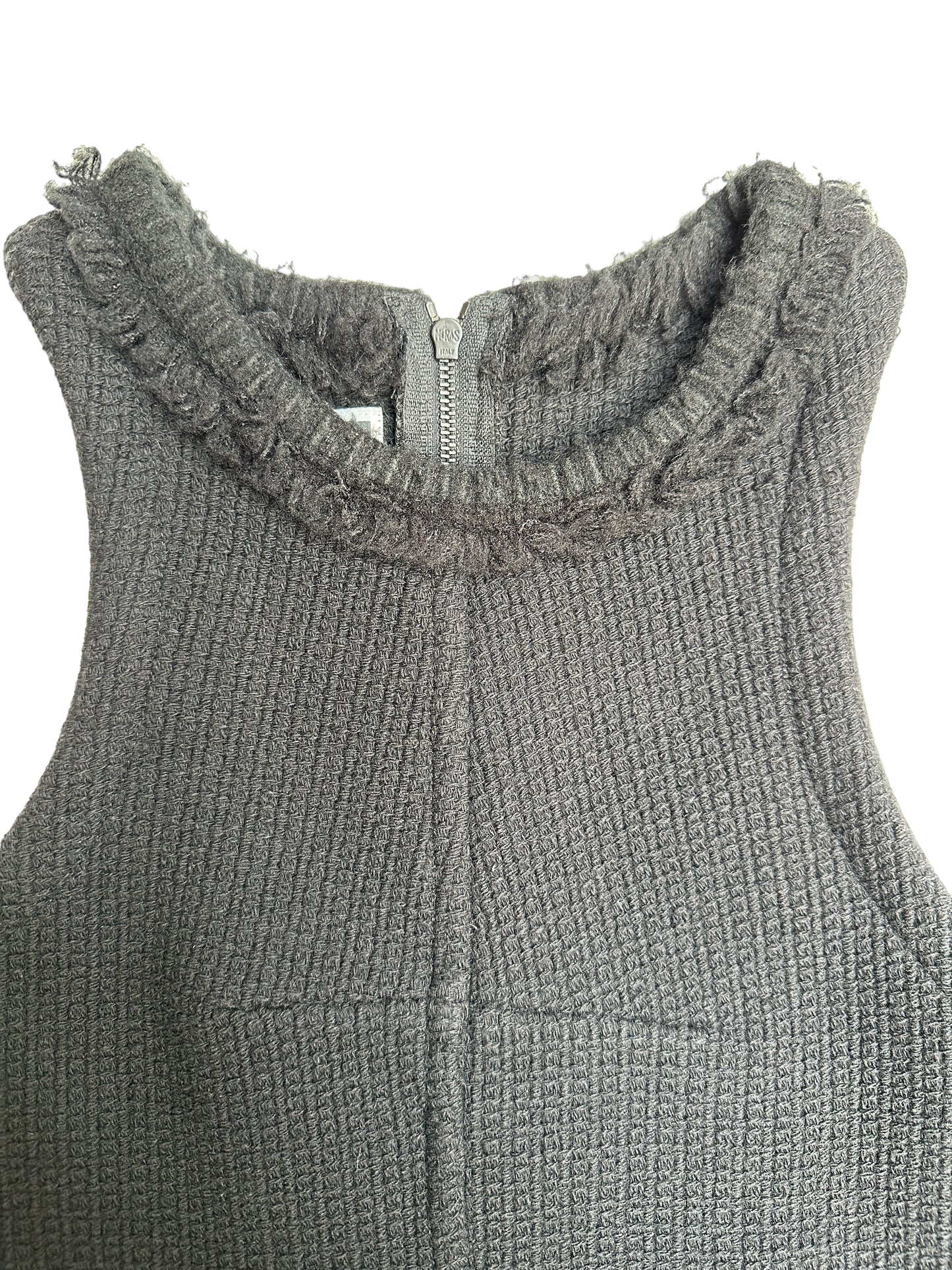 Black Wool Sport Dress - S