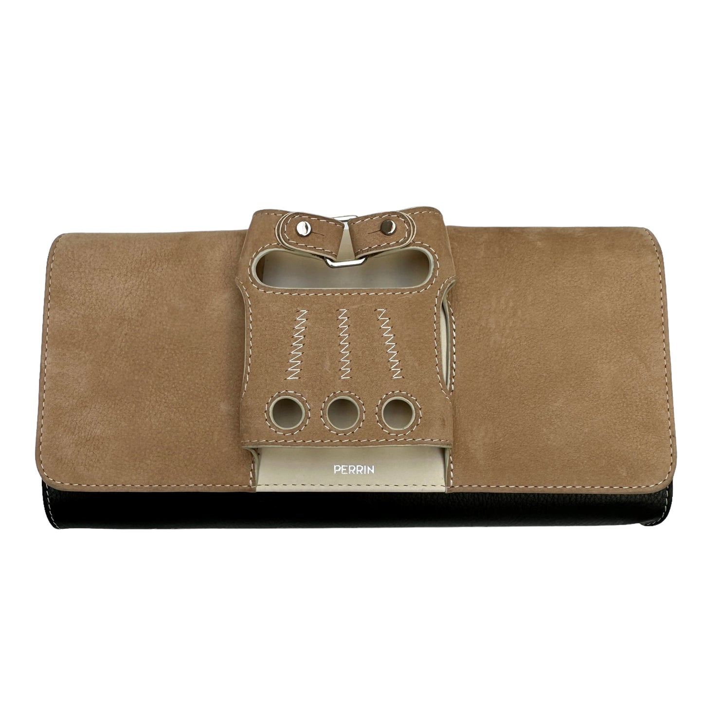 Brown and Black Clutch