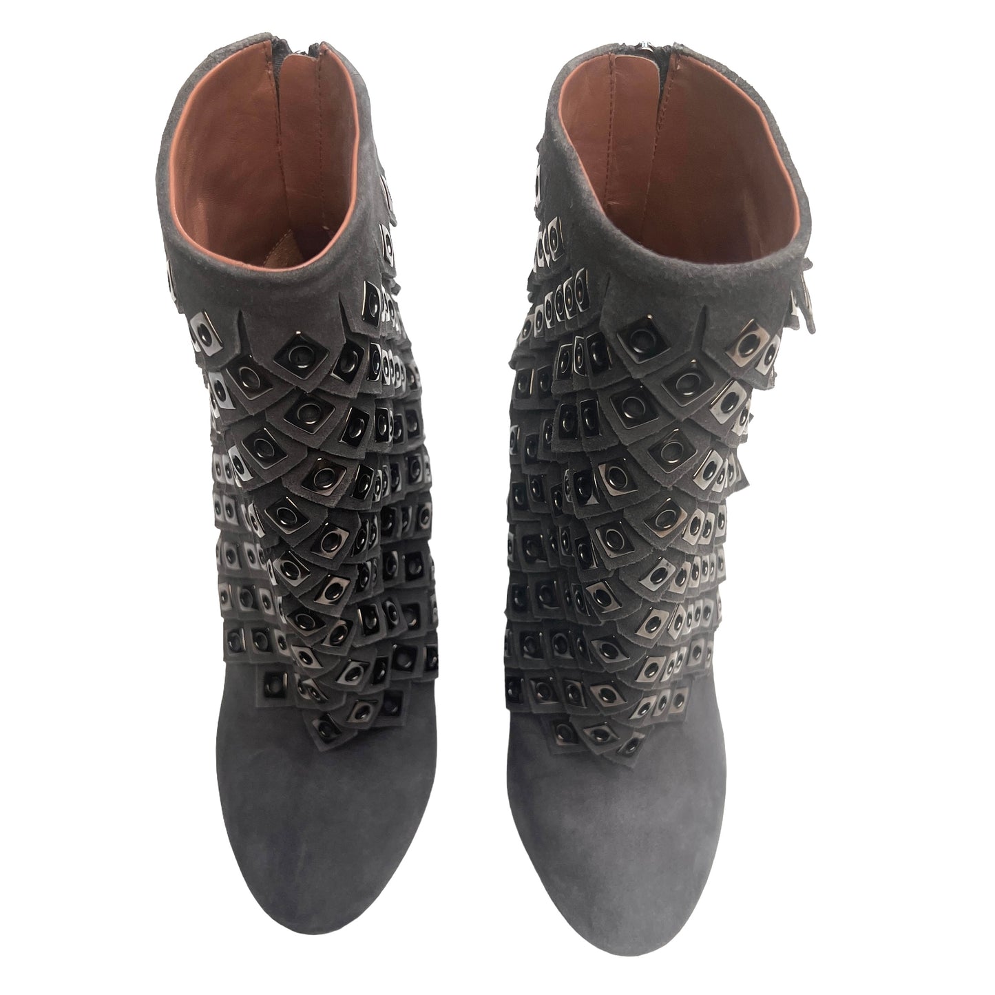 Grey & Silver Boots - 10.5