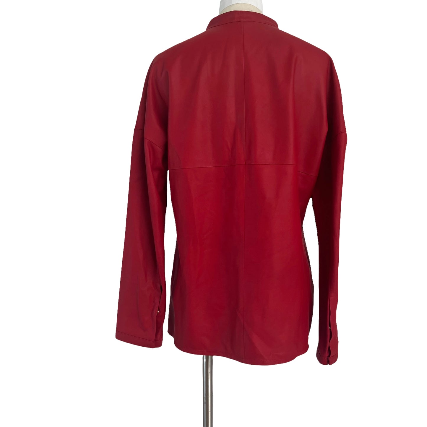 Red Leather Shirt - M
