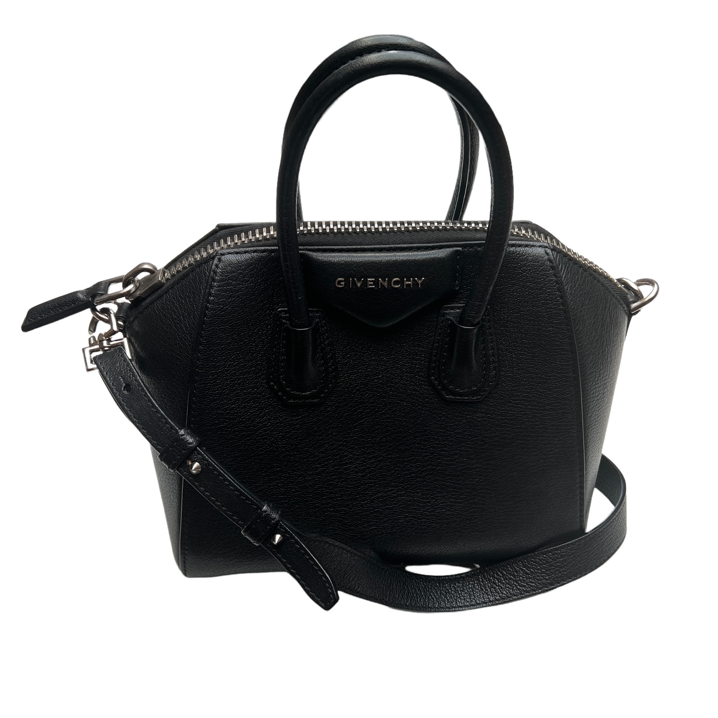 Black Antigona Leather Bag