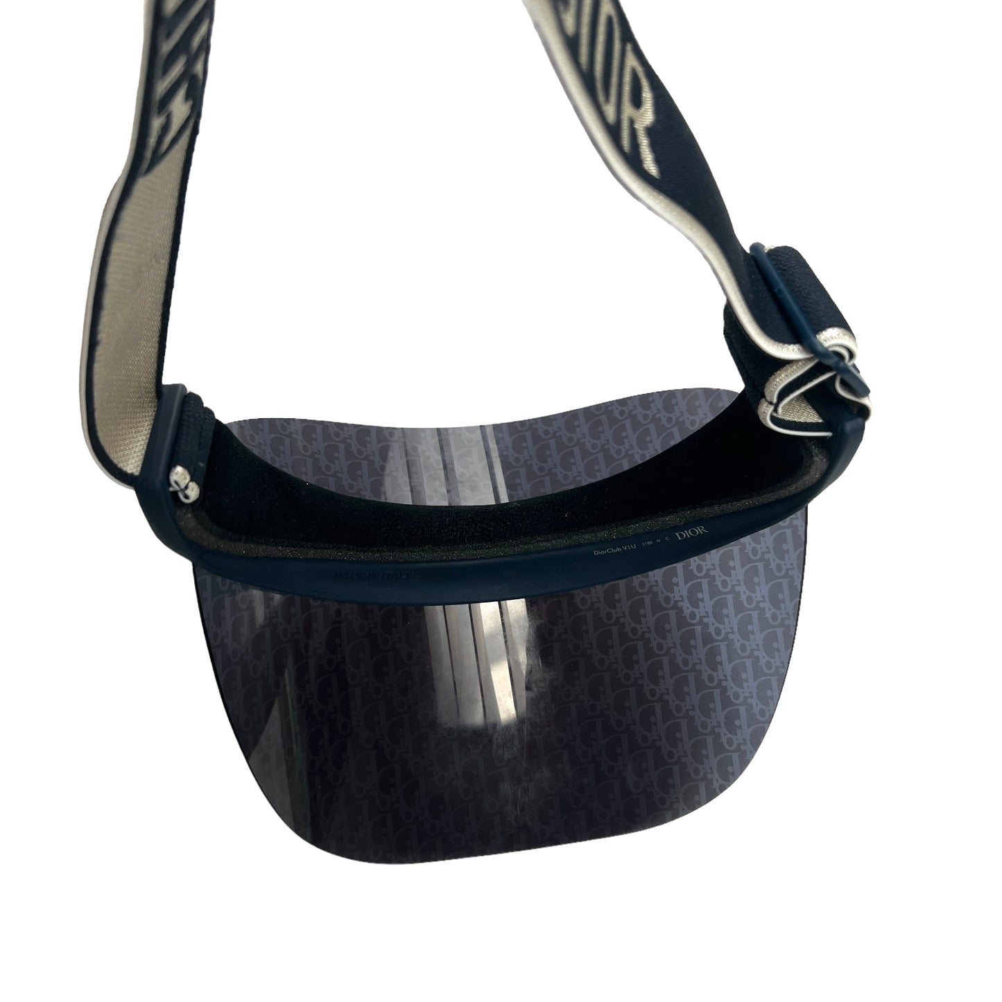 Blue Dior Oblique Visor