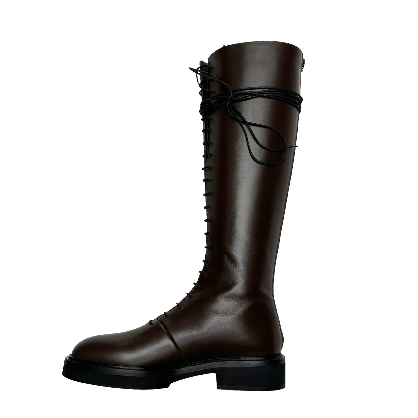 Tall Brown Lace Up Boots - 7.5