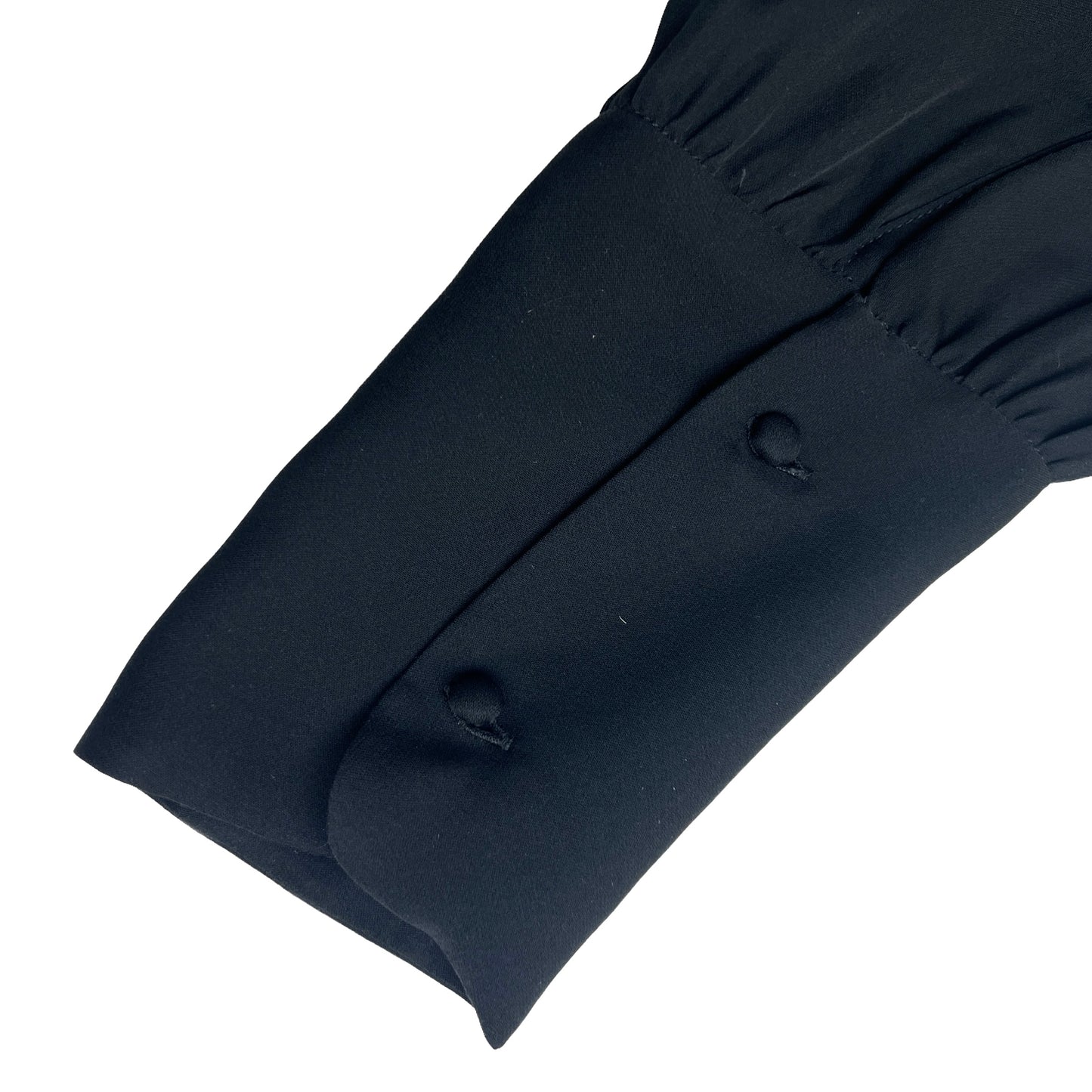 Black Silk Shirt - XS