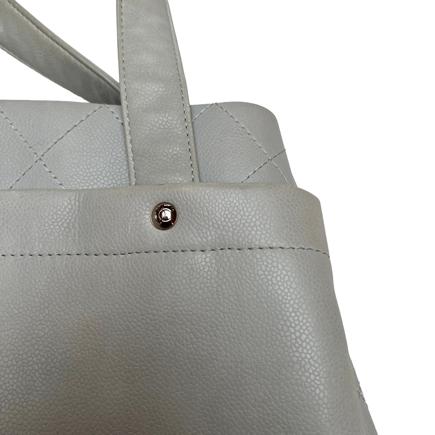 CC Grey Leather Tote