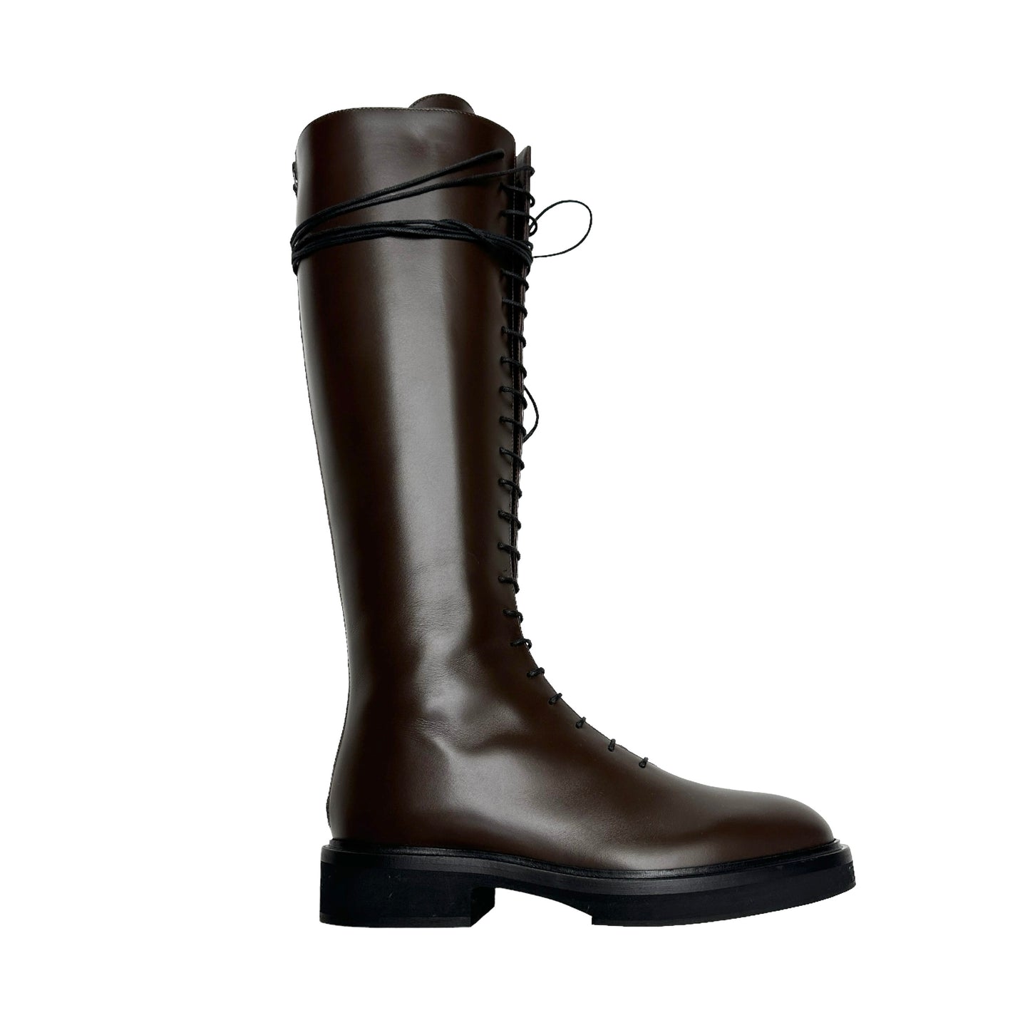 Tall Brown Lace Up Boots - 7.5