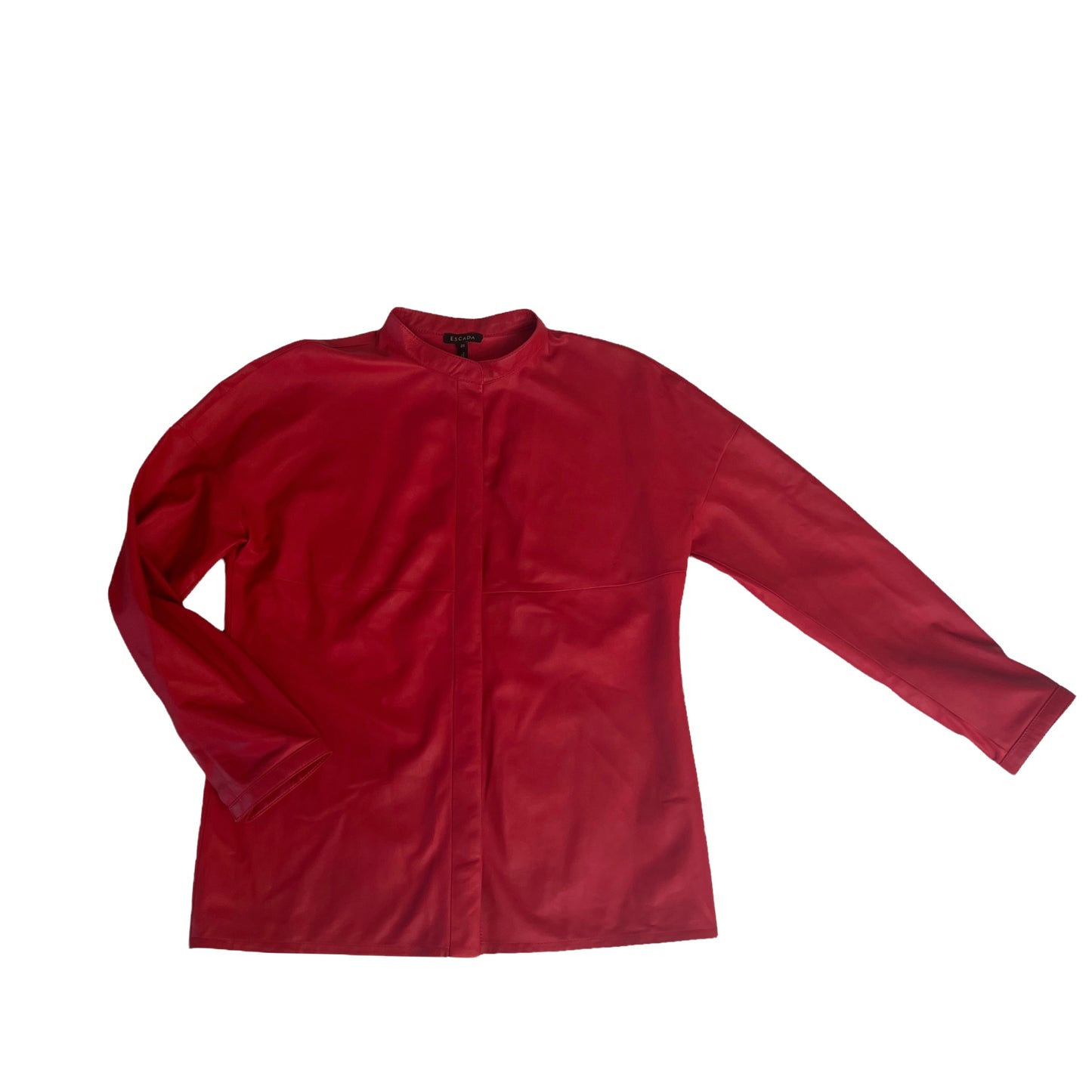 Red Leather Shirt - M