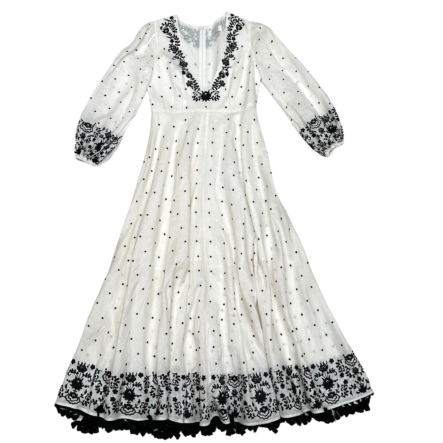 Black & White Long Dress - 1