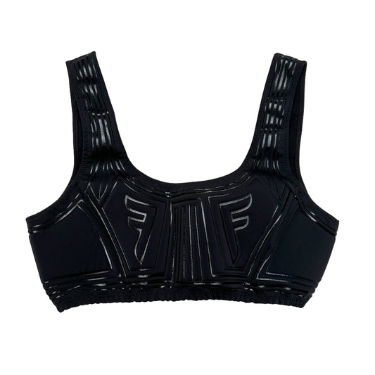 Black Technical Bralette - S