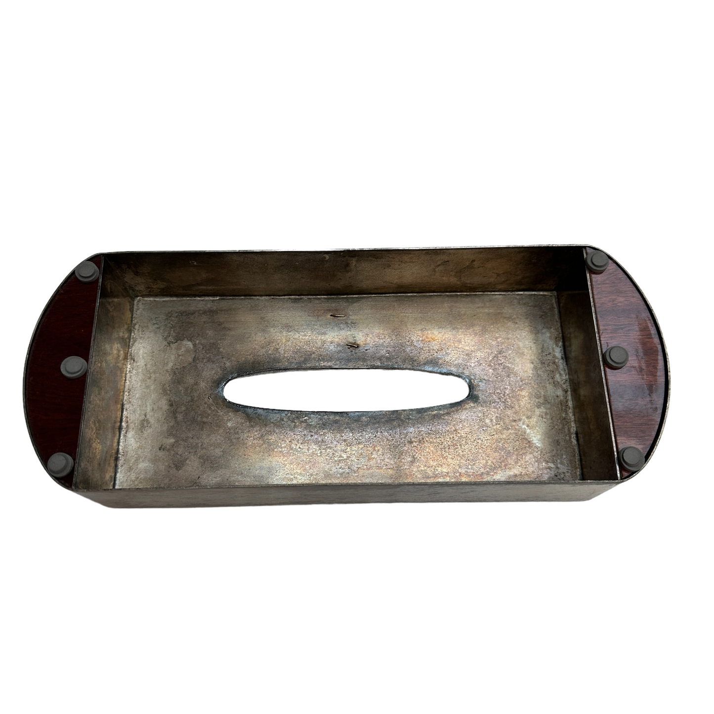 Vintage Silver Tissue Box