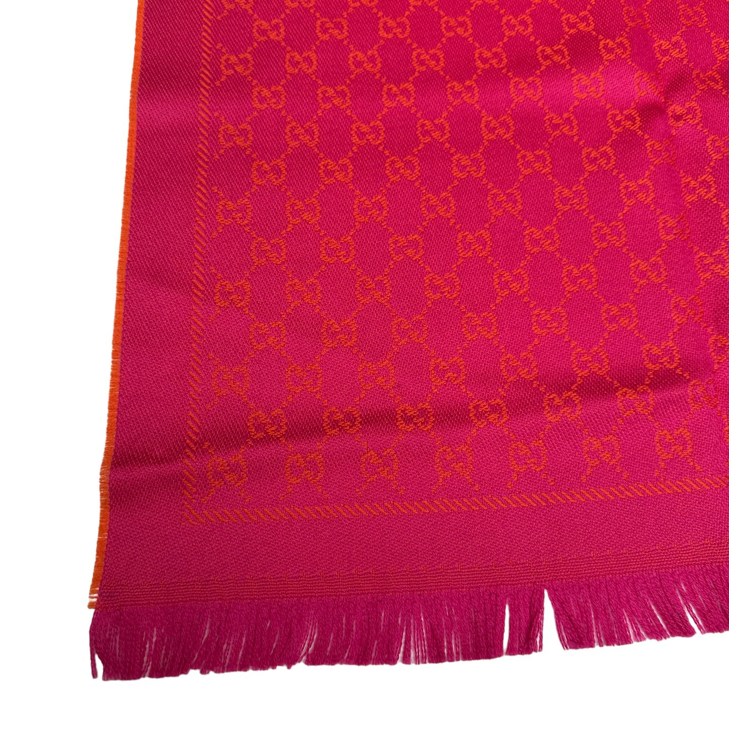 GG Monogram 2016 Wool Scarf