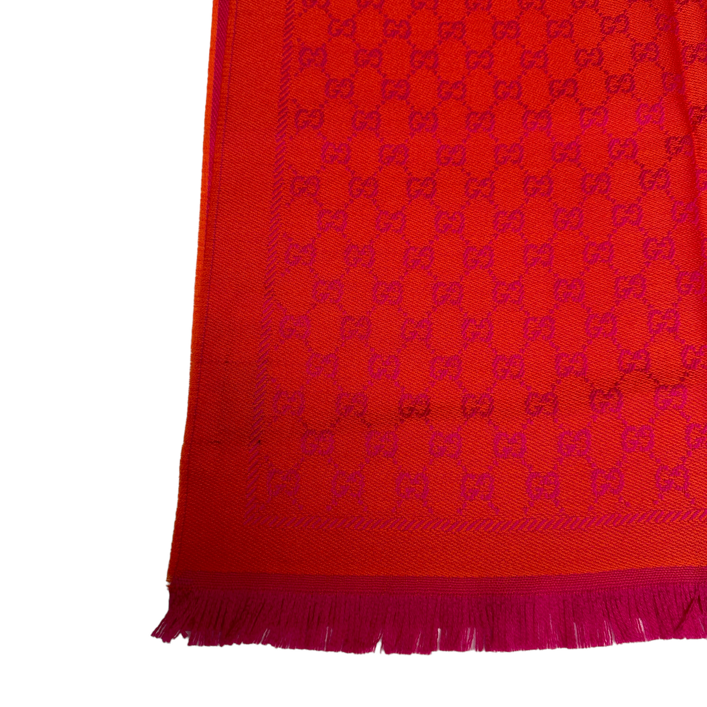 GG Monogram 2016 Wool Scarf