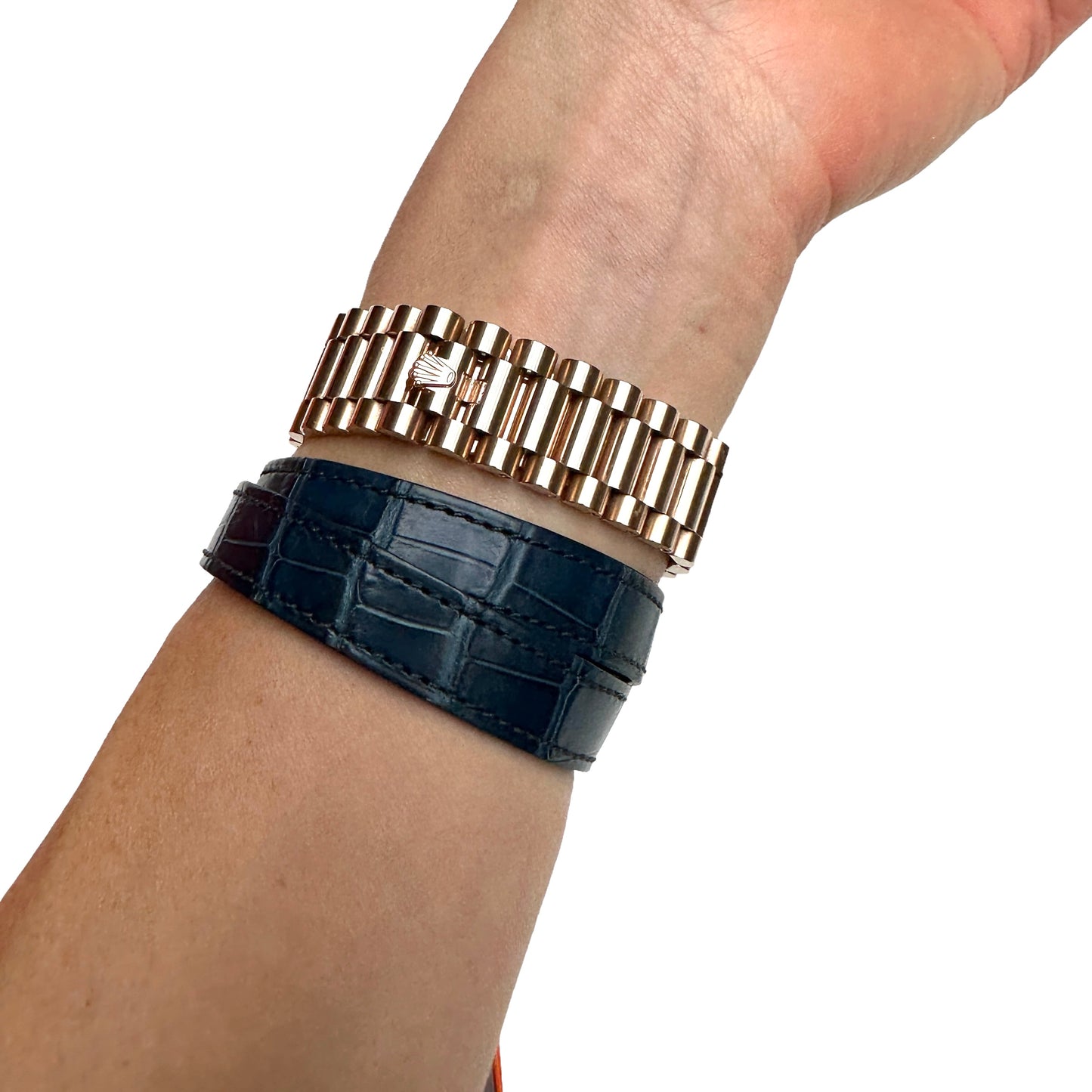 Kelly Double Tour Alligator Bracelet