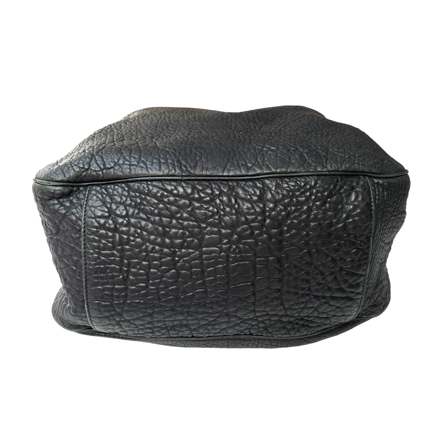 Black Leather Hobo Bag