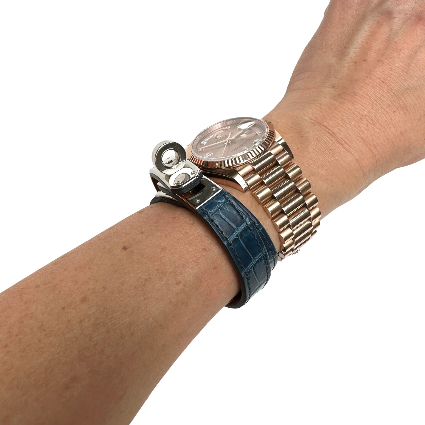 Kelly Double Tour Alligator Bracelet