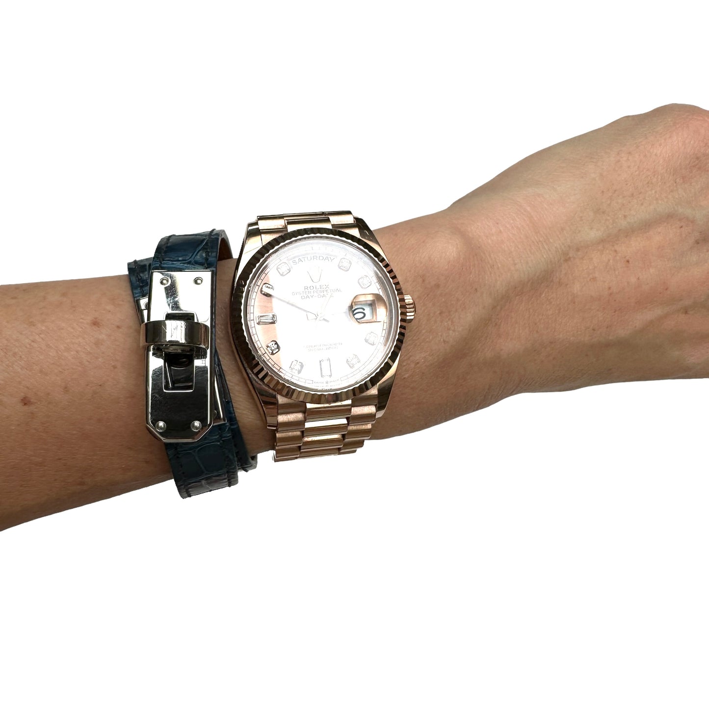 Kelly Double Tour Alligator Bracelet