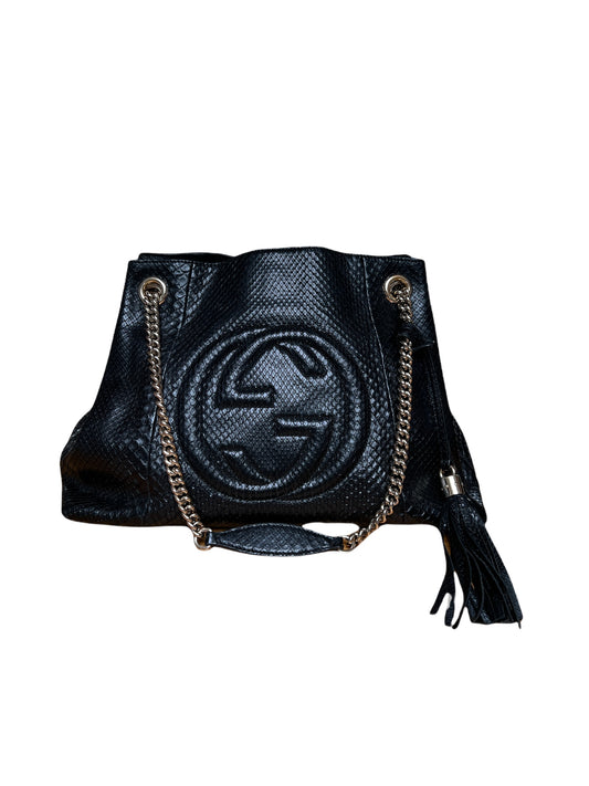 Black Leather Tote