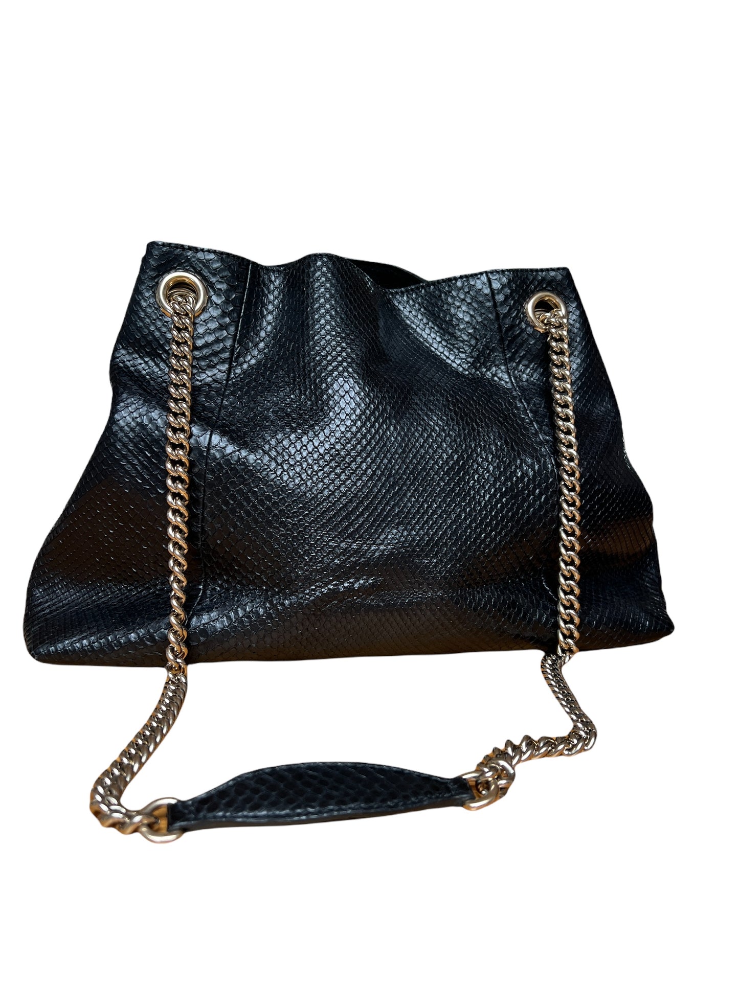 Black Leather Tote