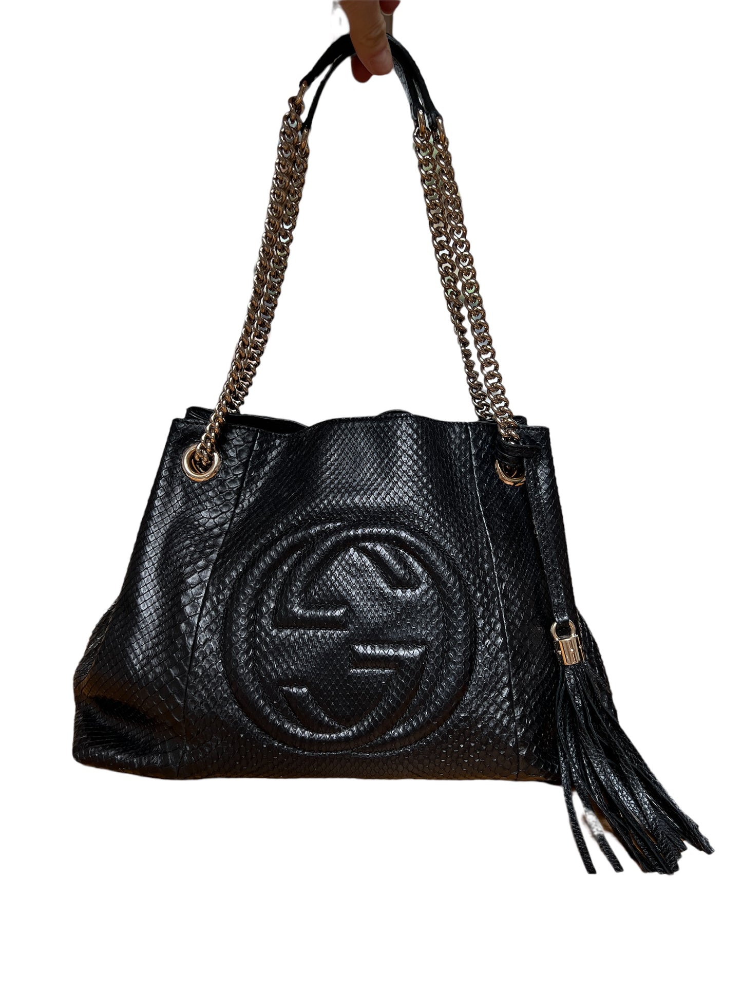 Black Leather Tote