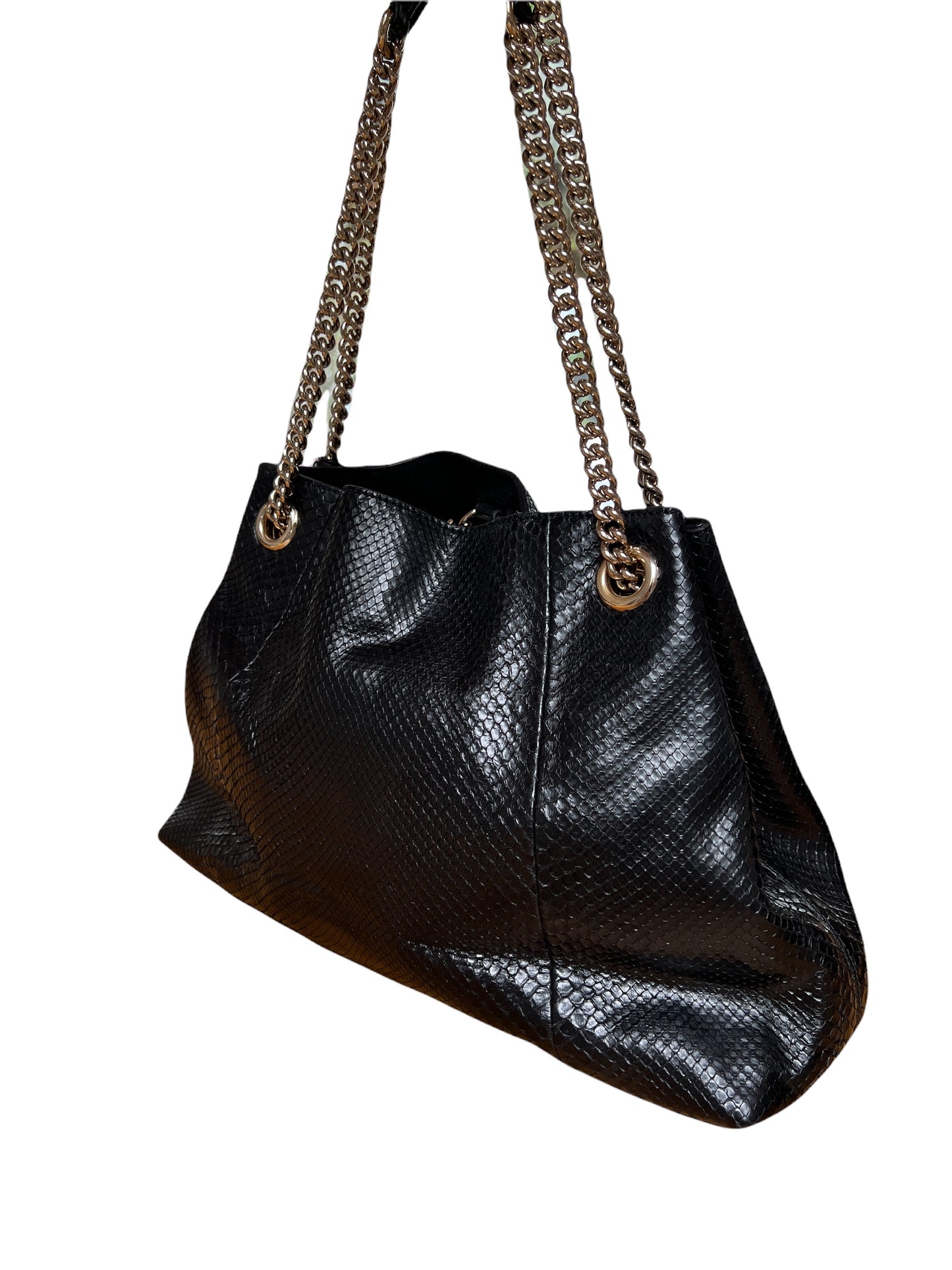 Black Leather Tote