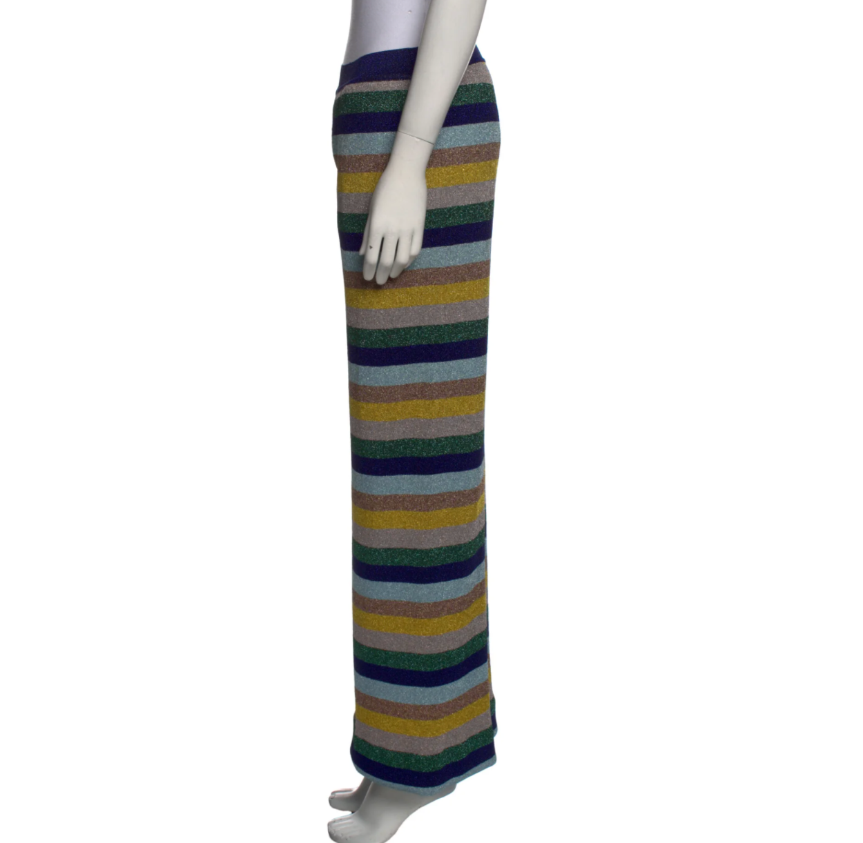 Striped Wide Leg Pants - S