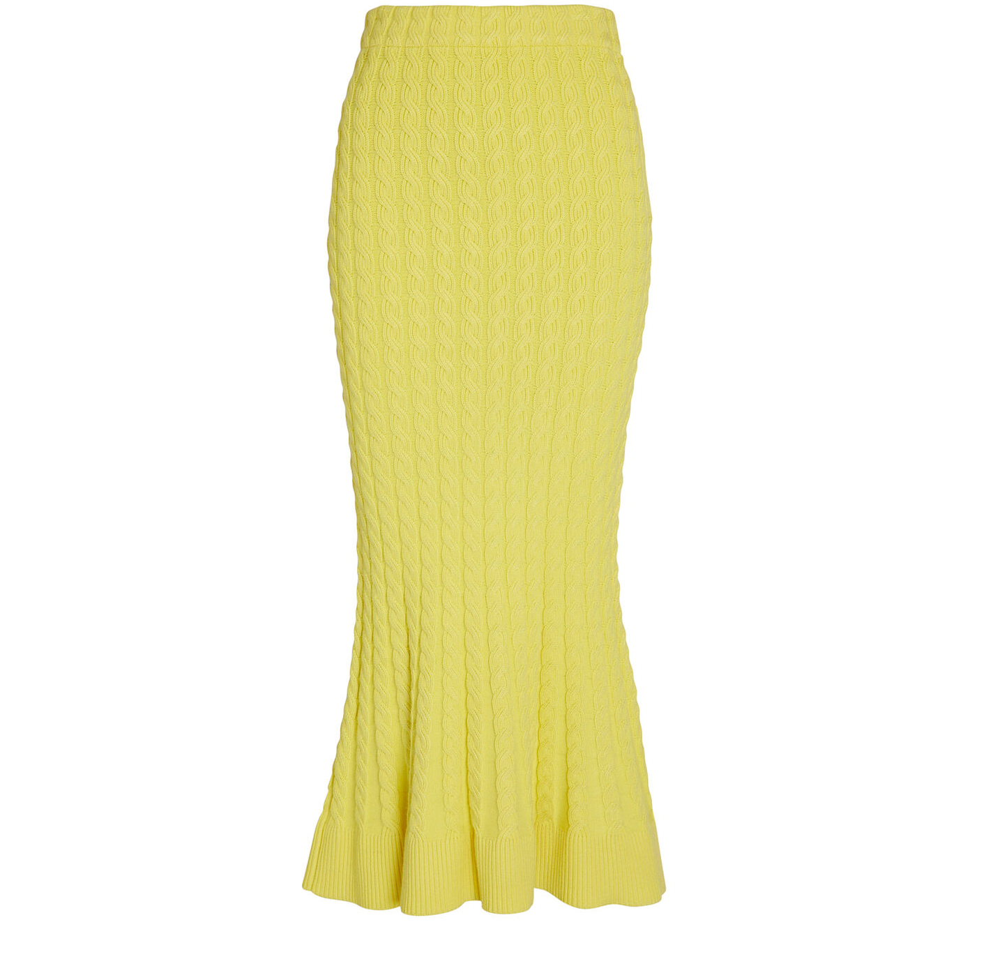 Yellow Midi Skirt - M