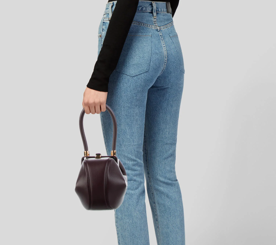 Purple Leather Bag