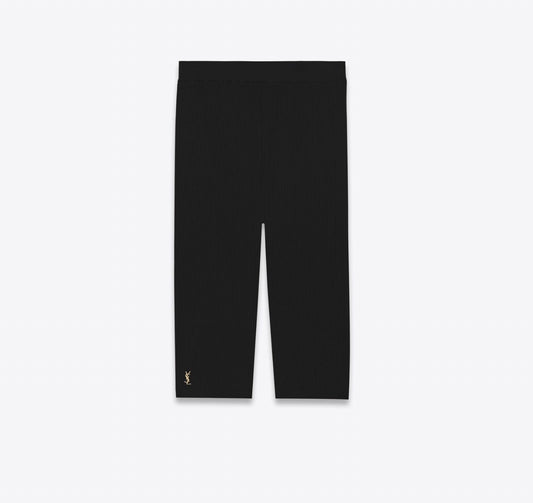 Black Biker Shorts - XS