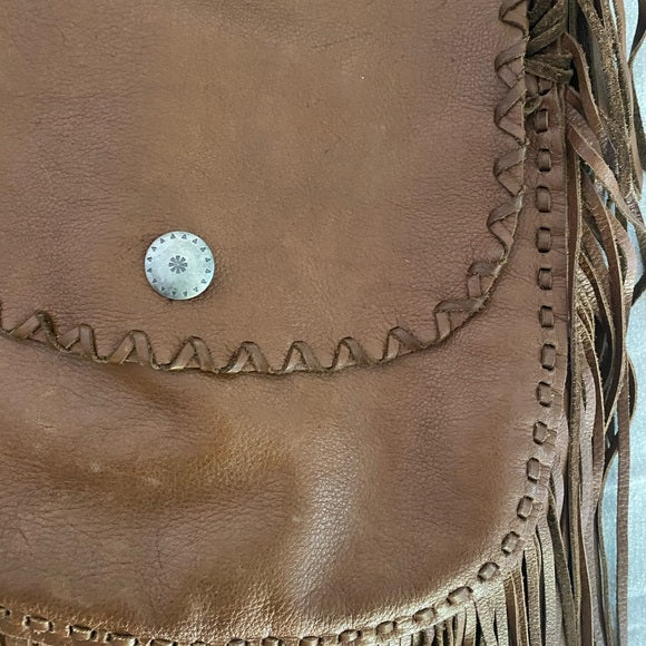 Brown Leather Crossbody Bag