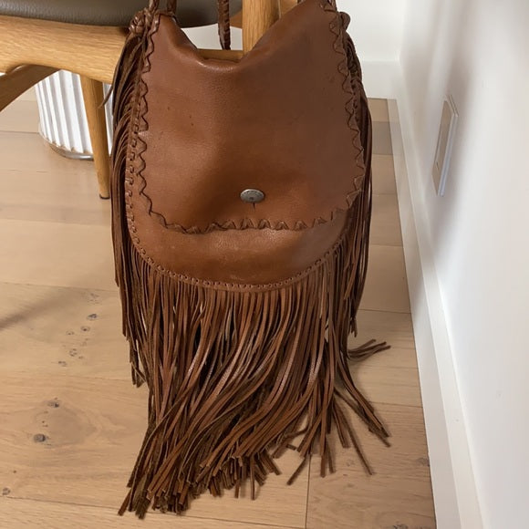 Brown Leather Crossbody Bag